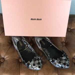 Miu Miu Bijoux Flats
